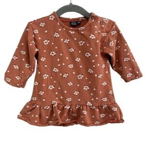 BabyFace Ruffle Floral Dress Baby Girl 9 Months